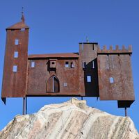 Symbol für den Rittersteig am Ortsbeginn von Kammern