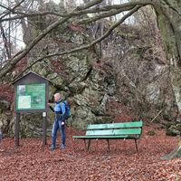 Übersichtstafel des Naturschutzgebietes