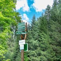 Historische Sportstätten Wanderung bei Oberhof