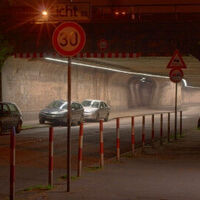 Blick in den Martenatunnel (heute zugeschüttet)