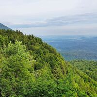 Die Aussicht vom Smokuski vrh