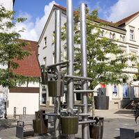 Brunnen auf dem Marktplatz Beckum