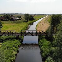 Alte Eisenbahnbrücke in Preten