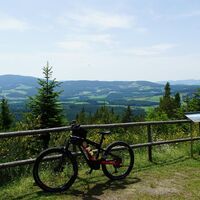 Fahrrad im Aussenbereich Arzberghütte_Waldbach_Oststeiermark