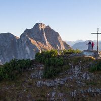 Gipfelkreuz auf dem Breitenberg