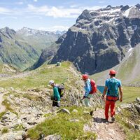 Abstieg VAUDE Klettersteig Gargllner Köpfe