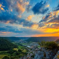 Blick vom Oberbergfels