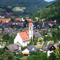 Die Dorfkirche ist das älteste Gebäude Hausachs aus dem 11. Jahrhundert