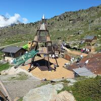 Blick auf das Abenteuerland Kreuzboden