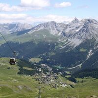 Die Aussicht vom Hörnli aufs Dorf