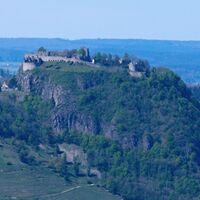 Herrentisch, Blick zur Festung Hohentwiel
