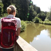 Teich beim GERA Park Rundweg in der Oststeiermark
