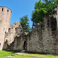 Die Ruine der Kapelle St. Barbara