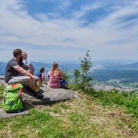 Von der Teufelsmühle genießt man eine herrliche Fernsicht