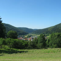 Aussicht vom Heimberg auf Unterdigisheim