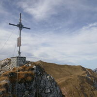 Gipfelkreuz am Sagzahn