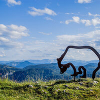 Der eiserne Ötscherbär am Hüttenkogel