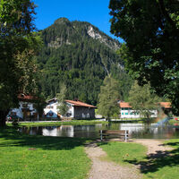 Dorfer Weiher im Ortsteil Pfronten-Dorf