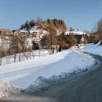 Winterweg nach Gritschenberg