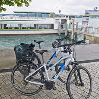 Angekommen mit dem Schiff in Überlingen