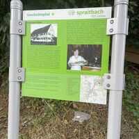 Spraitbacher Geschichtspfad Station 8 Gasthaus Adler
