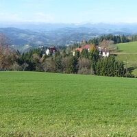 Blick von Lärchegg/Stiwoll entlang des Stallhofner Rundwanderweg