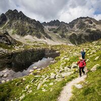 Auf der Tschiffernella Richtung Saarbrücker Hütte
