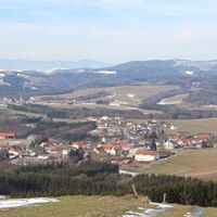 Blick von Oberkohlstätten nach Unterkohlstätten (vom Kohlenmeilerplatz)