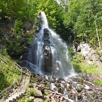 Gesamtansicht Trusetaler Wasserfall