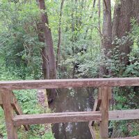 Leinakanal an der weißen Brücke