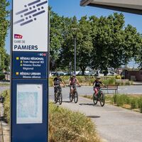 GT MTB Ariège Pyrenäen Bahnhof Pamiers