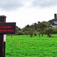 Blick auf die Burg Vetzberg