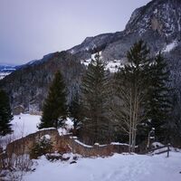 Blick von der Ruine ins obere Ennstal