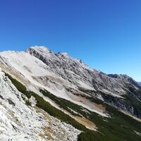 Rückblick zur Bettelwurfhütte