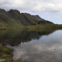 Der Alplsee oder oder auch Almsee genannt im Hintereggergraben.