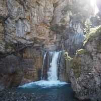 Wasserfall im Saminatal