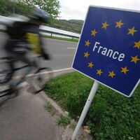 Radweg in Frankreich