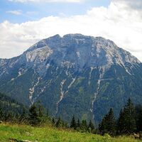 Nordseite des Guffert vom Blaubergkamm aus gesehen.