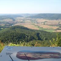 Blick vom Heldrastein