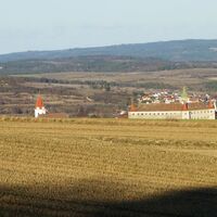 Blick zum Schloss Droß