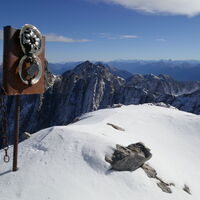 am Gipfel der Galizenspitze - im Hintergrund die Große Keilspitze - Tourenbericht gibts natürlich