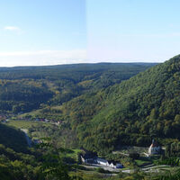 Ausblick beim Stift Göttweig