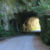 Felsentunnel im Murgtal