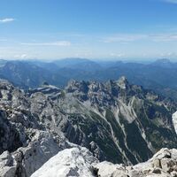 Hetzaukamm mit Fäustling und Traunstein im Hintergrund