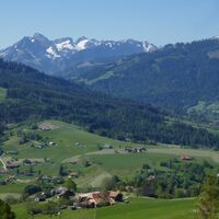 Aussicht von Guggisberg -- Rund ums Guggershorn