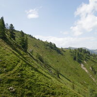 der Weg noch meist gut erkennbar