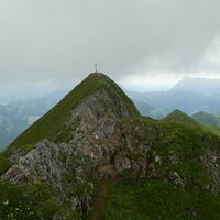 Rückblick zum Gipfel