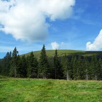 Blick auf den Speikkogel der Stubalm vom Salzstiegel
