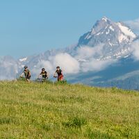 Obersaxen mit Blick zur den Brigelserhörner