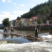 Floßfahrt in Wolfach